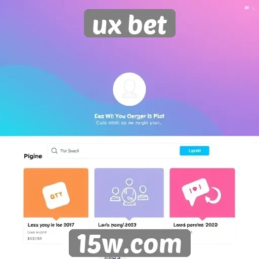 Análise da interface do usuário do site ux bet