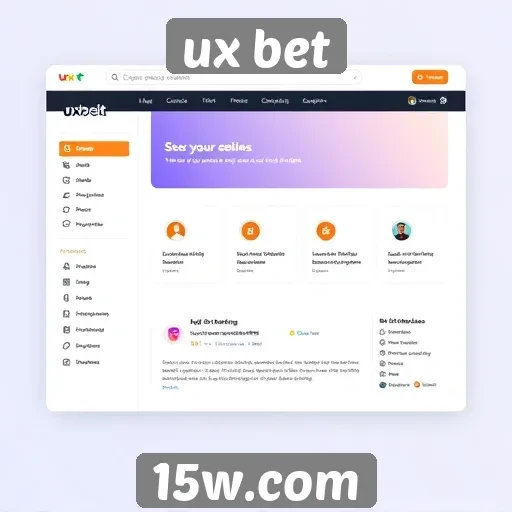 Interface do usuário do ux bet é intuitiva